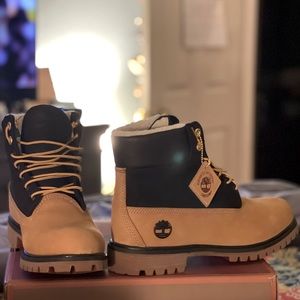 Timberland Wheat Nubuck Warmlined Boots